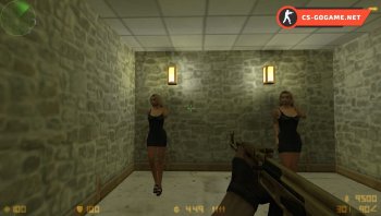 женские модели заложников CS 1.6 Gold Weapons