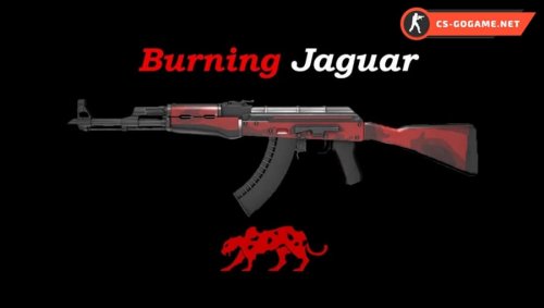 Скачать модель AK-47 | Burning Jaguar для CSGO