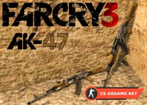 Скачать модель АК-47 из Far Cry 3 для CSS