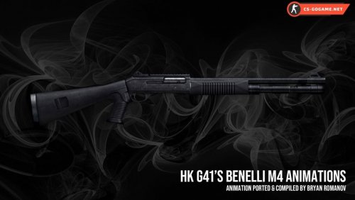 Скачать модель XM1014 | HK G41's Benelli M4 для CS 1.6