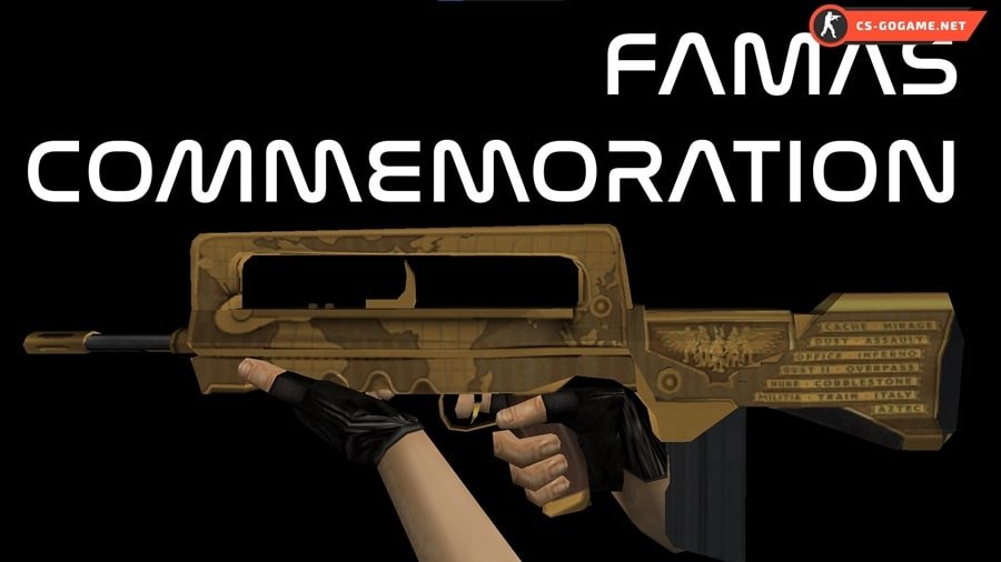Скачать модель Famas | Commemoration для CS 1.6