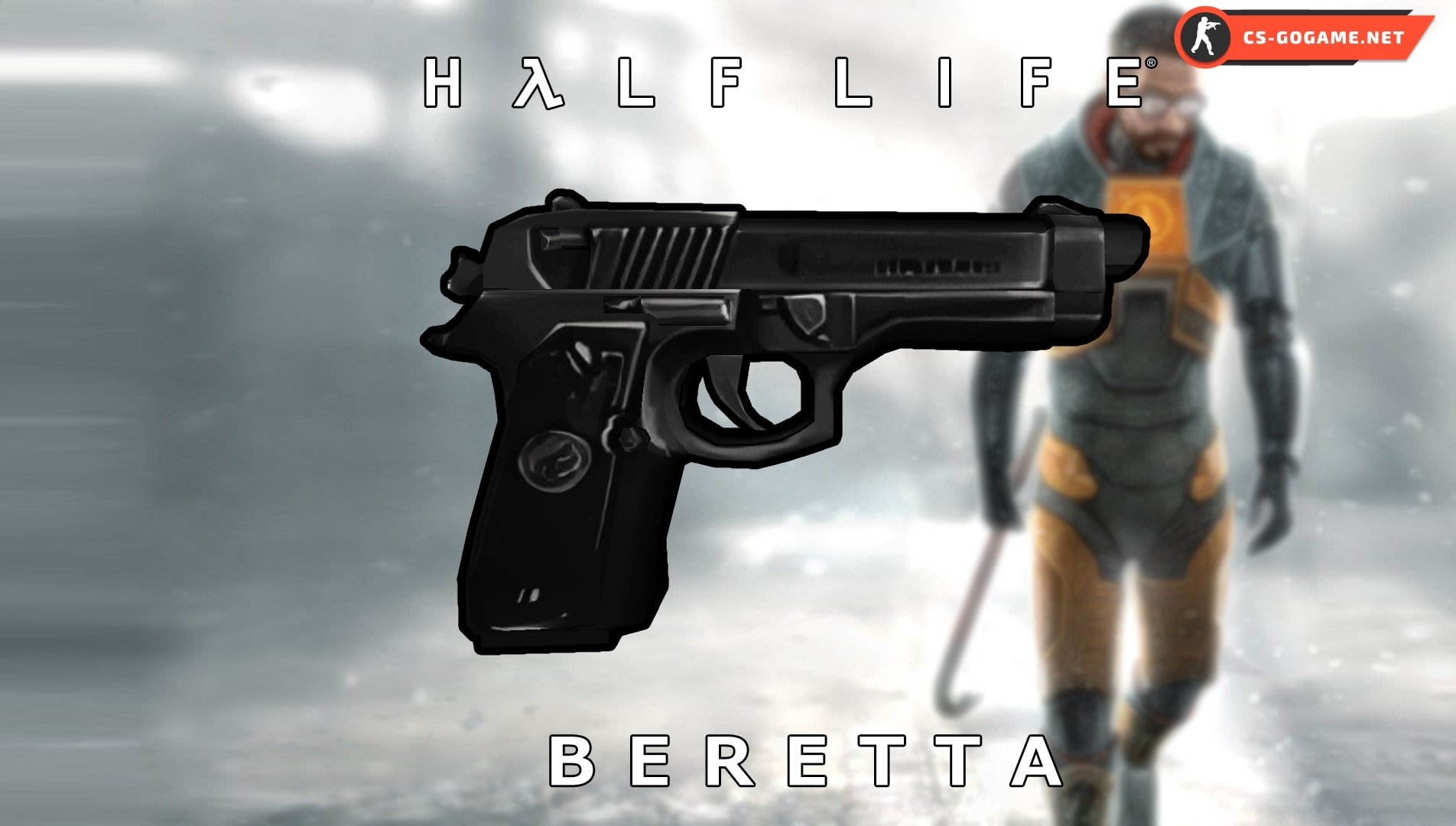Скачать модель Sig P228 | Half-Life 1 HD Beretta для CS 1.6