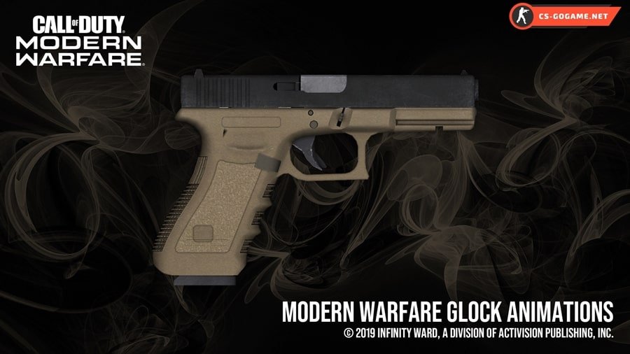 Скачать модель Glock | Modern Warfare для CS 1.6