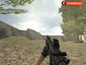 скин АУГ HK416 D10RS из Battlefield: Bad Company 2 для кс 1.6