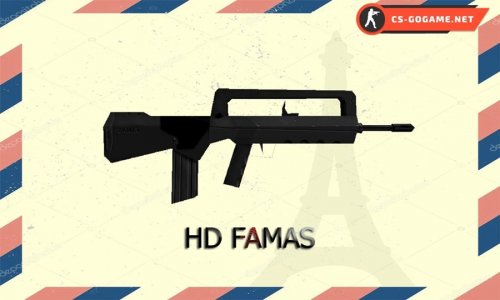 Скачать модель Famas HD с новой анимацией для CS 1.6