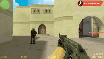 Модель ak47 в CS 1.6 Anubis