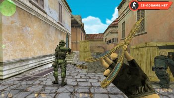 Модель ножа в CS 1.6 Anubis