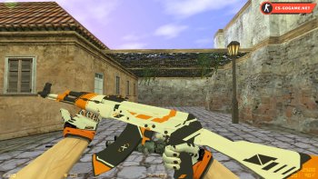 Модель ak47 в CS 1.6 Asiimov Remastered