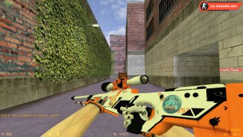 Модель awp в CS 1.6 Asiimov Remastered